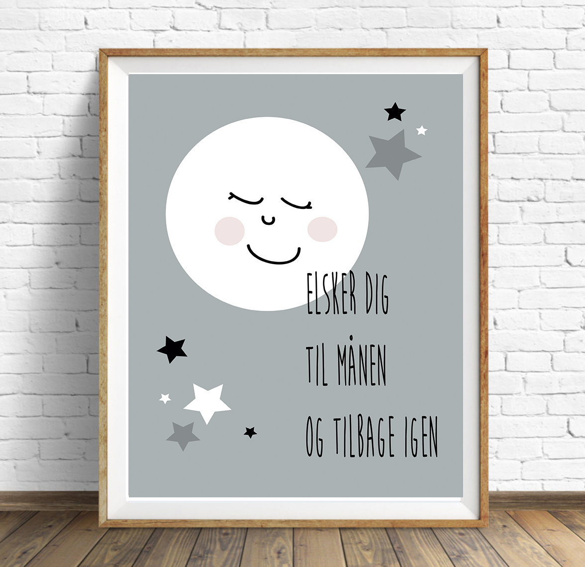 Plakat Moon Str. A4