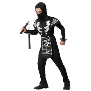 Ninja-kostume til børn: fra 4 til 12 år