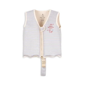 Ellis svømmevest - Stripe blue