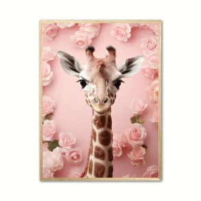 Plakat Giraf 30×40 Cm