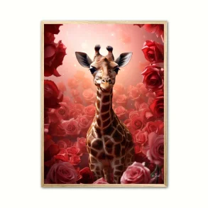 Plakat Giraf 50×70 Cm